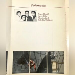 1980 STAR WARS EMPIRE STRIKES BACK  Screening Program Brochure w/ Illustrations